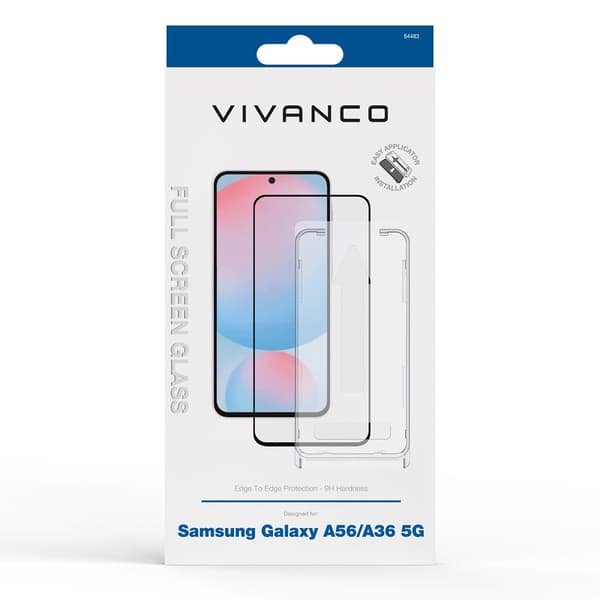 Vivanco Samsung Galaxy A36/Galaxy A56 Skjermbeskytter Full Screen