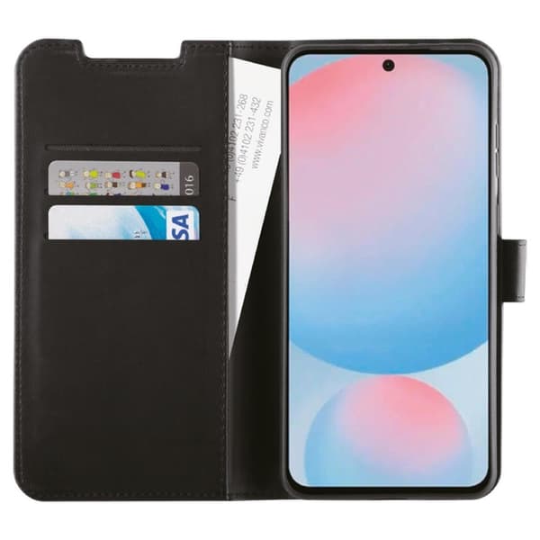 Vivanco Samsung Galaxy A36/Galaxy A56 Kotelo Classic Wallet Musta