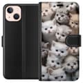 Miniatyrbillede 1 af 3: Apple iPhone 13 Tegnebogsetui Katte