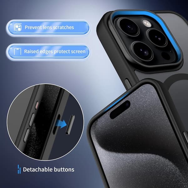 iPhone 15 Pro Max mattamusta Magsafe-kotelo