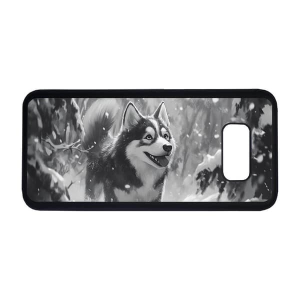 Barne Tegneserie Siberian Husky Hund Samsung Galaxy S8+ Mobiltelefon Deksel