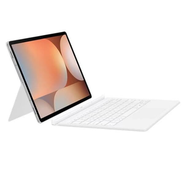 Case til tablet og tastatur Samsung EF-DX825BWEGES Hvid