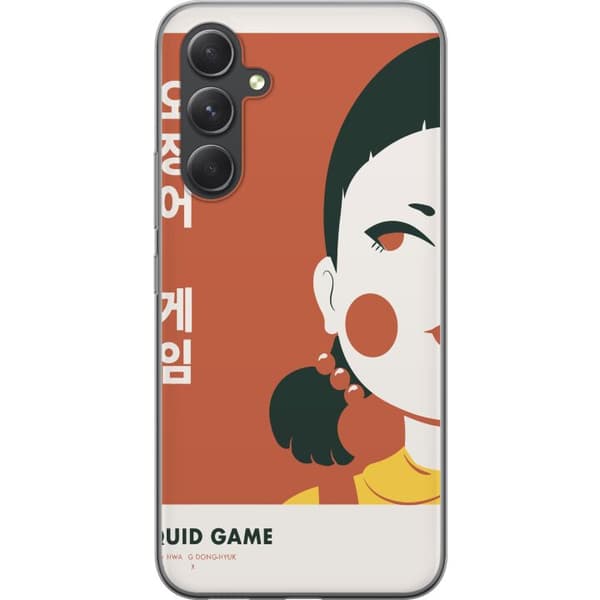 Samsung Galaxy S24 FE Gennemsigtig cover Squid Game