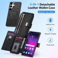 Pikkukuva 5 / 6: INF Magneettinen irrotettava lompakkokotelo Samsung Galaxy -puhelimelle - musta Samsung Galaxy M54/F54 5G