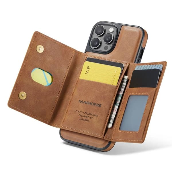 DG-Ming Magking K2 2i1 cover Apple iPhone 12 Pro Max - Brun