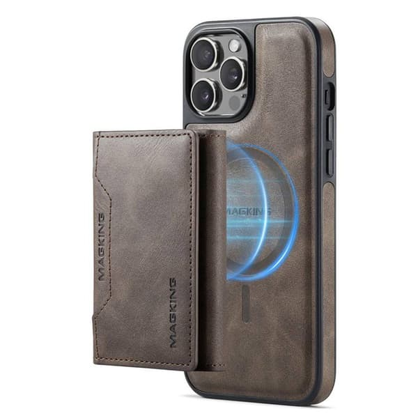 DG-Ming Magking K2 2i1 deksel Apple iPhone 12 Pro Max - Coffee