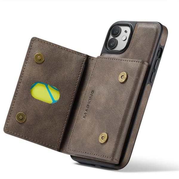 DG-Ming Magking K2 2i1 fodral Apple iPhone 12 - Coffee
