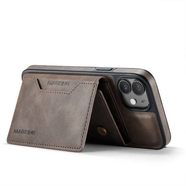 DG-Ming Magking K2 2i1 fodral Apple iPhone 12 - Coffee