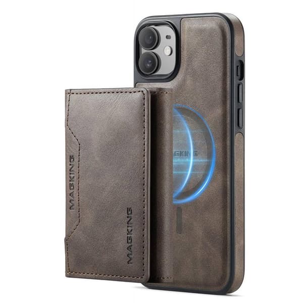 DG-Ming Magking K2 2i1 fodral Apple iPhone 12 - Coffee