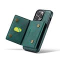 Miniatyrbilde 3 av 5: DG-Ming Magking K2 2i1 deksel Apple iPhone 14 Pro - Petrol