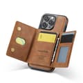 Miniatyrbillede 4 af 5: DG-Ming Magking K2 2i1 cover Apple iPhone 14 Pro - Brun