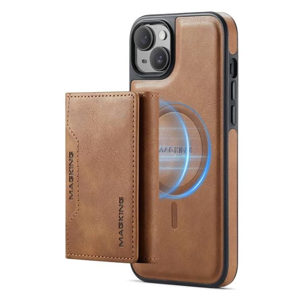 DG-Ming Magking K2 2in1 kotelo Apple iPhone 15 - Ruskea