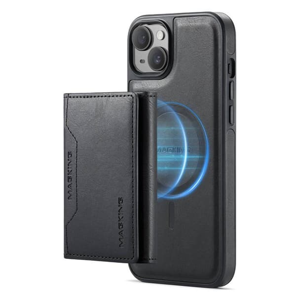 DG-Ming Magking K2 2in1 kotelo Apple iPhone 15 - Musta