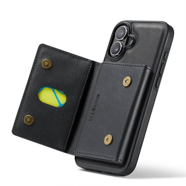 DG-Ming Magking K2 2in1 kotelo Apple iPhone 16 Plus - Musta