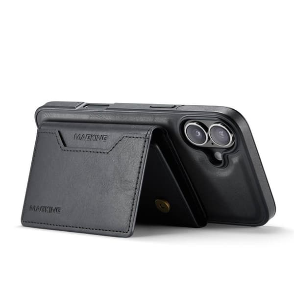 DG-Ming Magking K2 2in1 kotelo Apple iPhone 16 Plus - Musta
