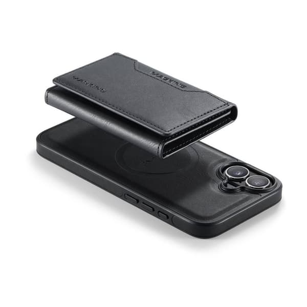 DG-Ming Magking K2 2in1 kotelo Apple iPhone 16 Plus - Musta