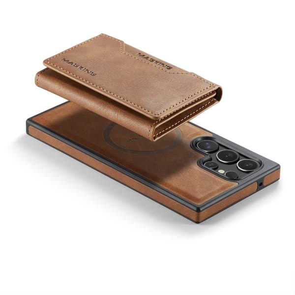 DG-Ming Magking K2 2i1 cover Samsung Galaxy S24 Ultra - Brun