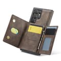 Miniatyrbilde 4 av 5: DG-Ming Magking K2 2i1 deksel Samsung Galaxy S24 Ultra - Coffee