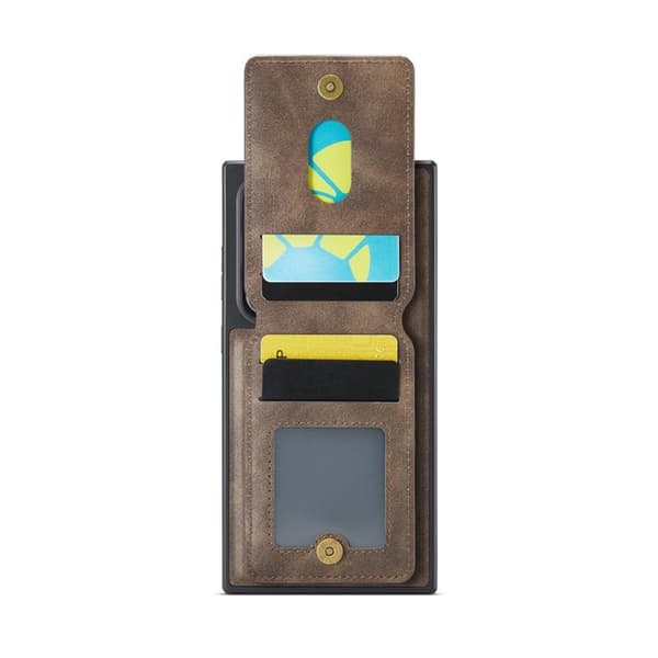 DG-Ming Magking K1 2i1 deksel Samsung Galaxy S24 Ultra - Coffee