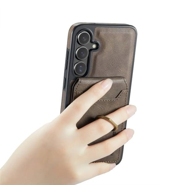 DG-Ming Magking K1 2i1 deksel Samsung Galaxy S24 - Coffee