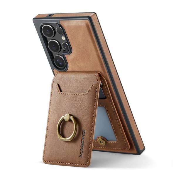 DG-Ming Magking K1 2i1 deksel Samsung Galaxy S23 Ultra - Brun
