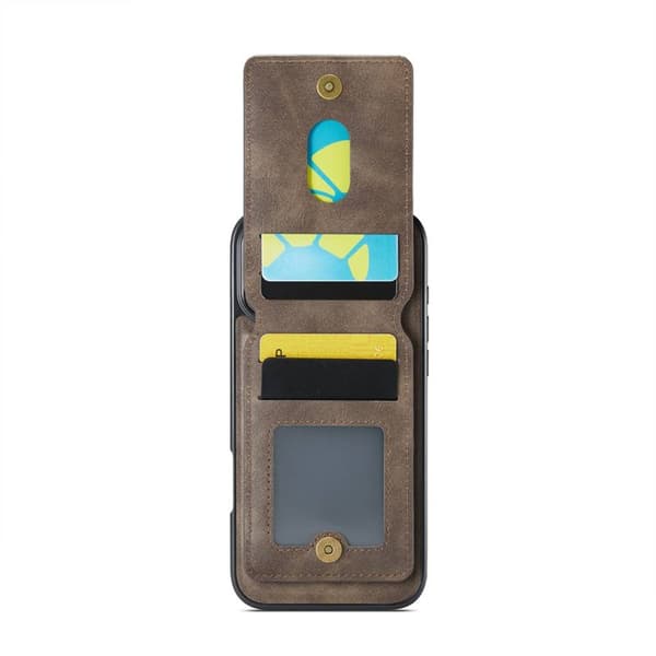 DG-Ming Magking K1 2i1 deksel Apple iPhone 16 Pro - Coffee
