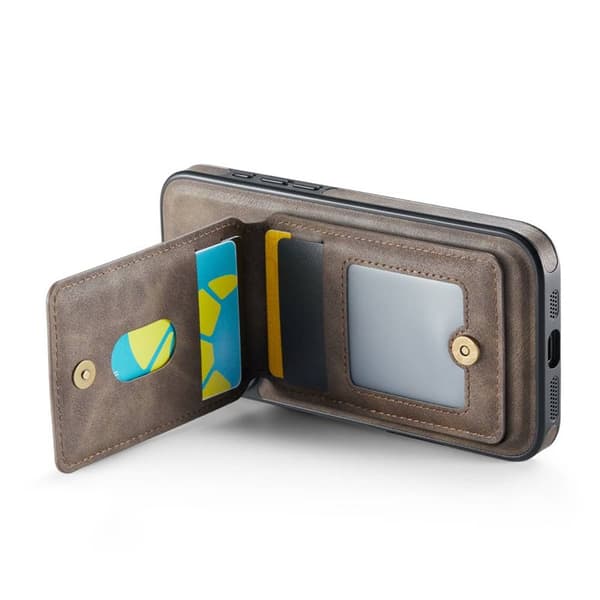 DG-Ming Magking K1 2i1 deksel Apple iPhone 16 Pro - Coffee
