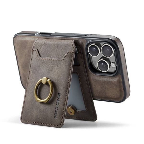 DG-Ming Magking K1 2i1 deksel Apple iPhone 16 Pro - Coffee