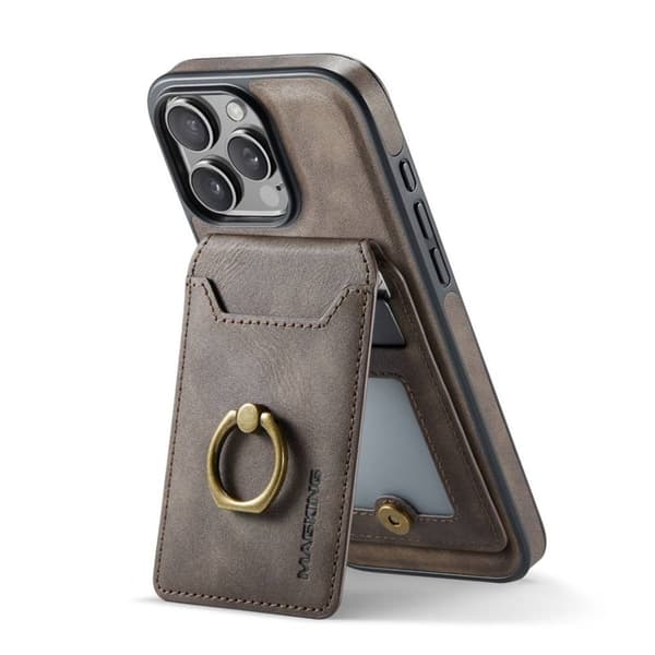 DG-Ming Magking K1 2i1 deksel Apple iPhone 16 Pro - Coffee