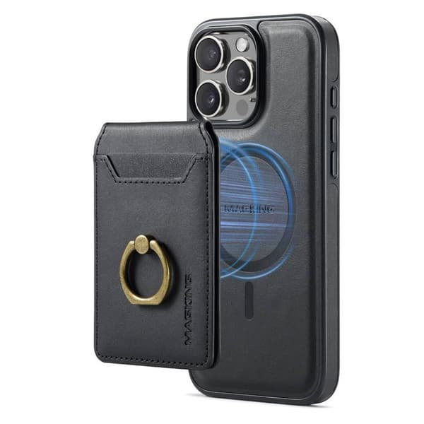 DG-Ming Magking K1 2in1 kotelo Apple iPhone 16 Pro - Musta