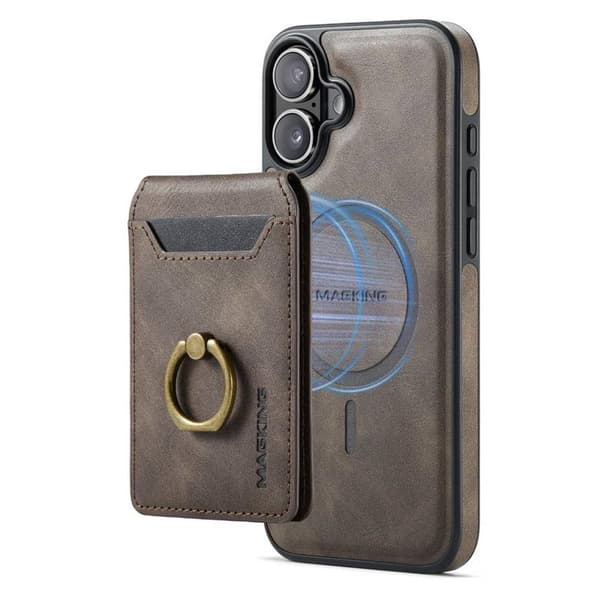 DG-Ming Magking K1 2in1 kotelo Apple iPhone 16 Plus - Coffee