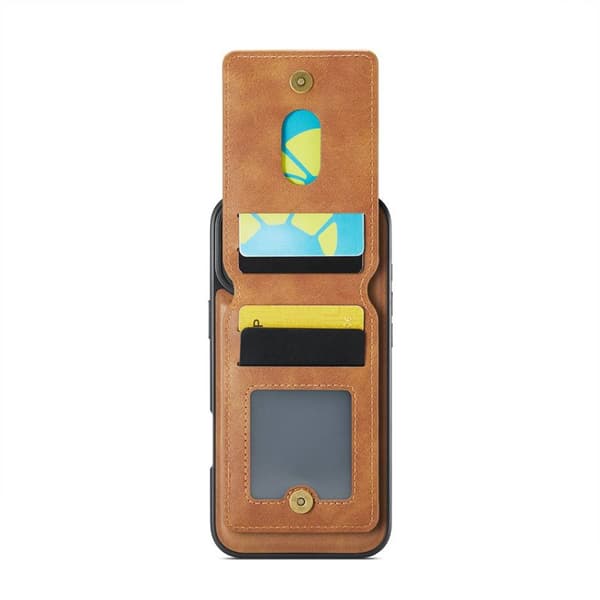 DG-Ming Magking K1 2in1 kotelo Apple iPhone 16 Plus - Ruskea
