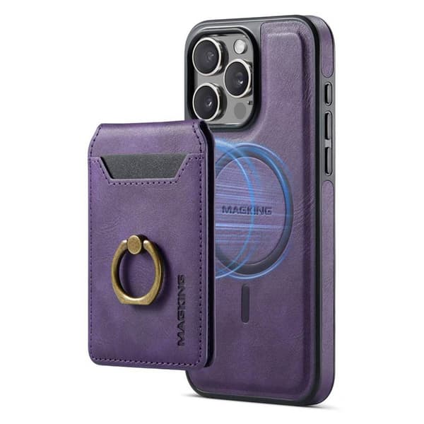DG-Ming Magking K1 2in1 kotelo Apple iPhone 15 Pro - Violetti