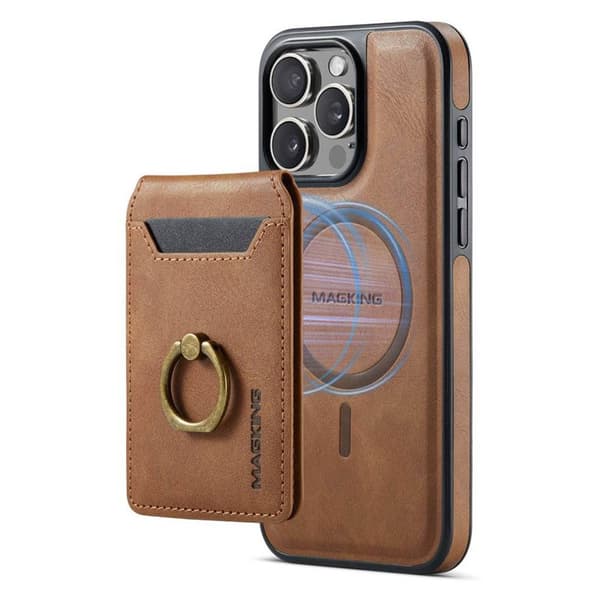 DG-Ming Magking K1 2i1 cover Apple iPhone 15 Pro - Brun