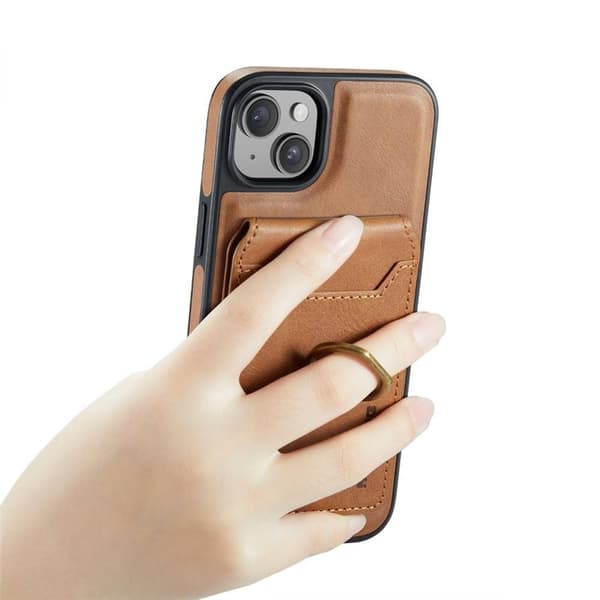 DG-Ming Magking K1 2i1 deksel Apple iPhone 15 Plus - Brun