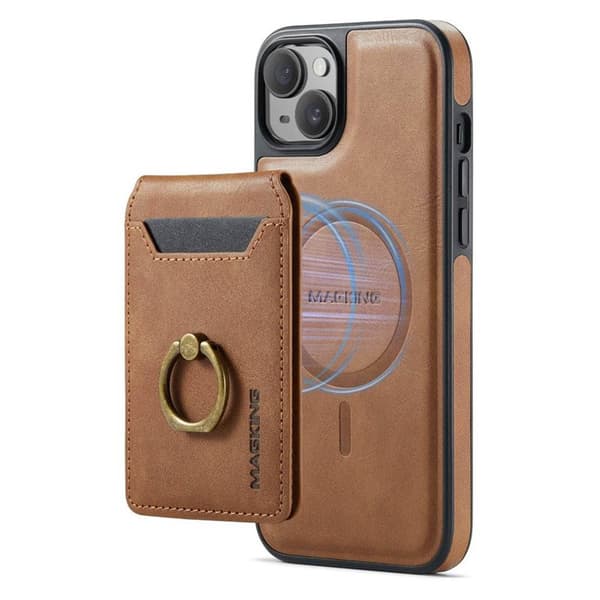 DG-Ming Magking K1 2i1 deksel Apple iPhone 15 Plus - Brun