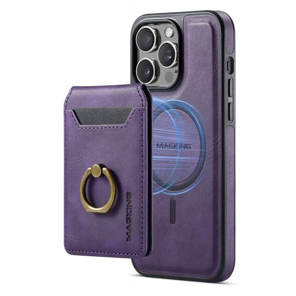 DG-Ming Magking K1 2in1 kotelo Apple iPhone 14 Pro Max - Violetti