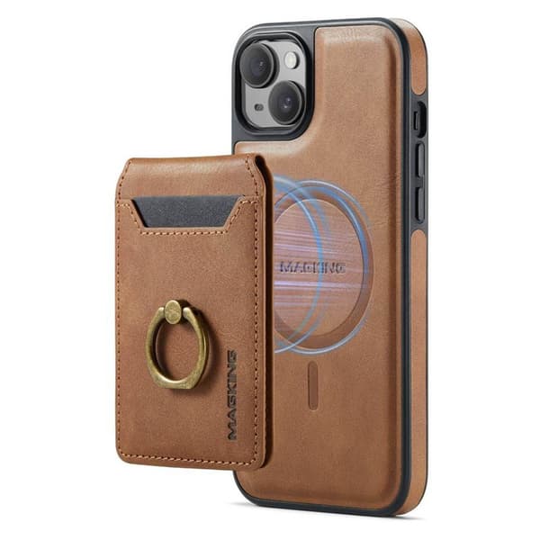 DG-Ming Magking K1 2i1 deksel Apple iPhone 14 - Brun