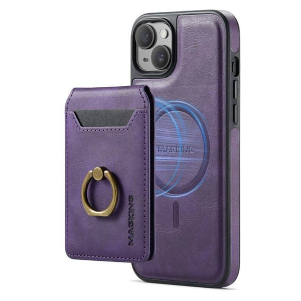 DG-Ming Magking K1 2in1 kotelo Apple iPhone 14 - Violetti