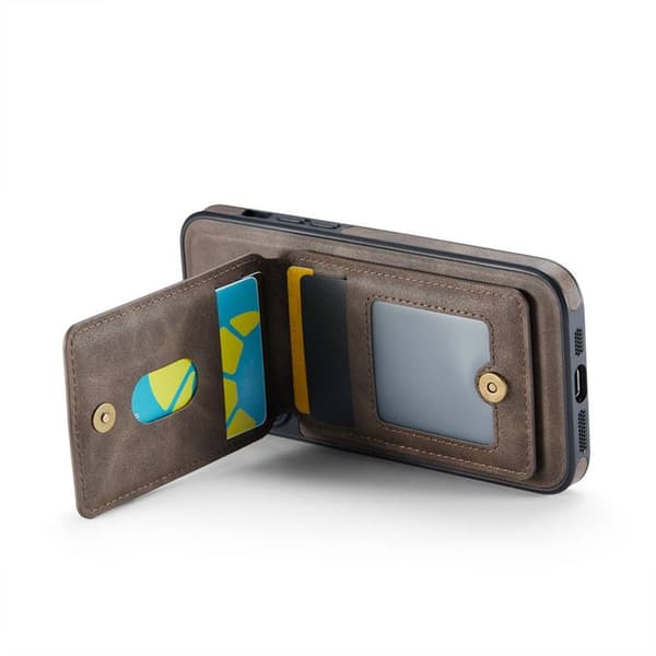 DG-Ming Magking K1 2i1 deksel Apple iPhone 12 Pro - Coffee