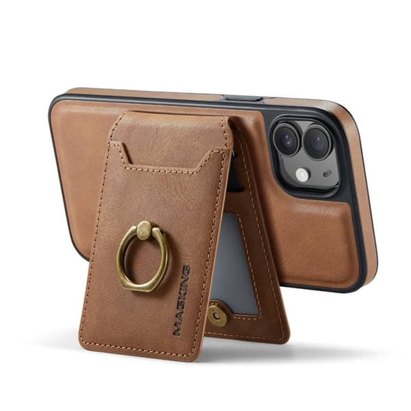 DG-Ming Magking K1 2i1 cover Apple iPhone 12 - Brun