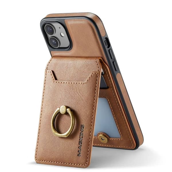 DG-Ming Magking K1 2i1 cover Apple iPhone 12 - Brun