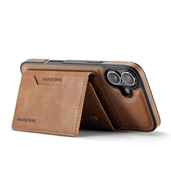 DG-Ming Magking K2 2i1 cover Apple iPhone 16 - Brun