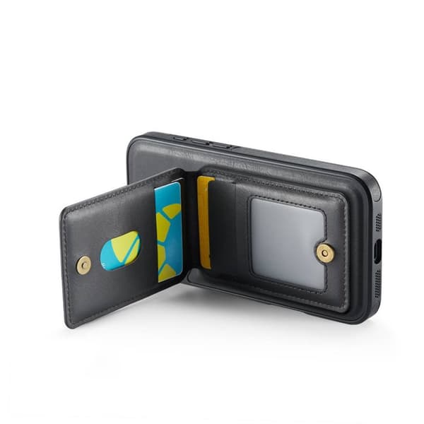 DG-Ming Magking K1 2in1 kotelo Apple iPhone 16 - Musta