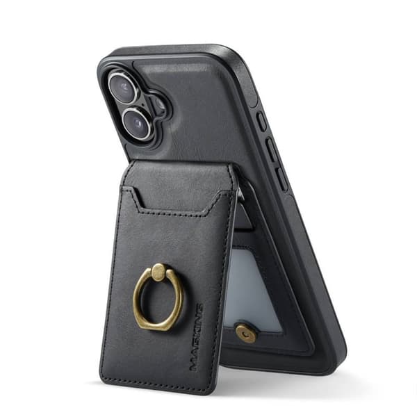 DG-Ming Magking K1 2in1 kotelo Apple iPhone 16 - Musta