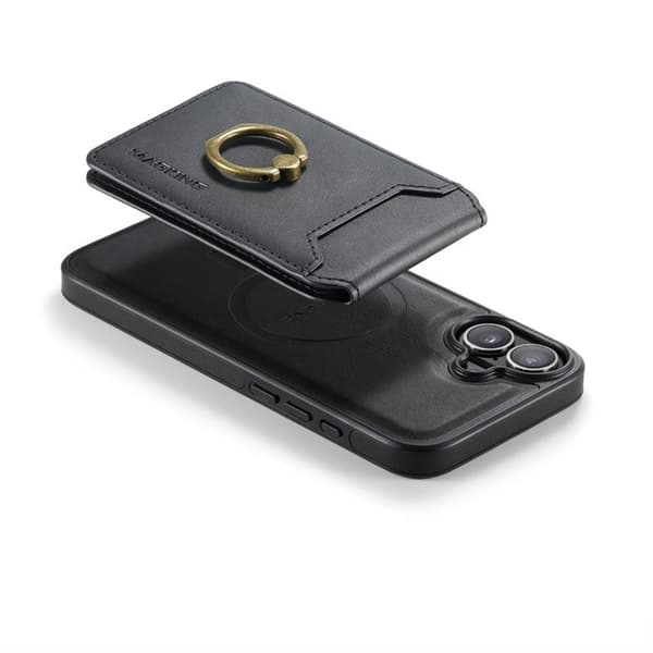 DG-Ming Magking K1 2in1 kotelo Apple iPhone 16 - Musta