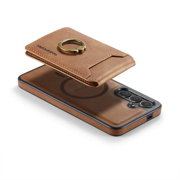 DG-Ming Magking K1 2in1 kotelo Samsung Galaxy S25 Plus - Ruskea
