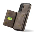 Miniatyrbild 3 av 5: DG-Ming Magking K2 2i1 fodral Samsung Galaxy S25 Plus - Coffee