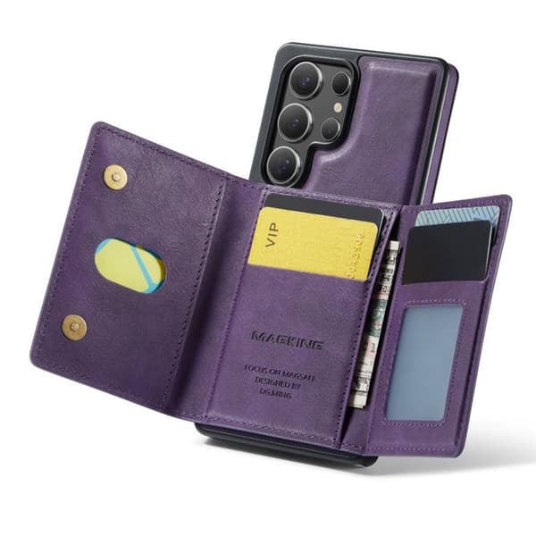 DG-Ming Magking K2 2i1 fodral Samsung Galaxy S25 Ultra - Lila