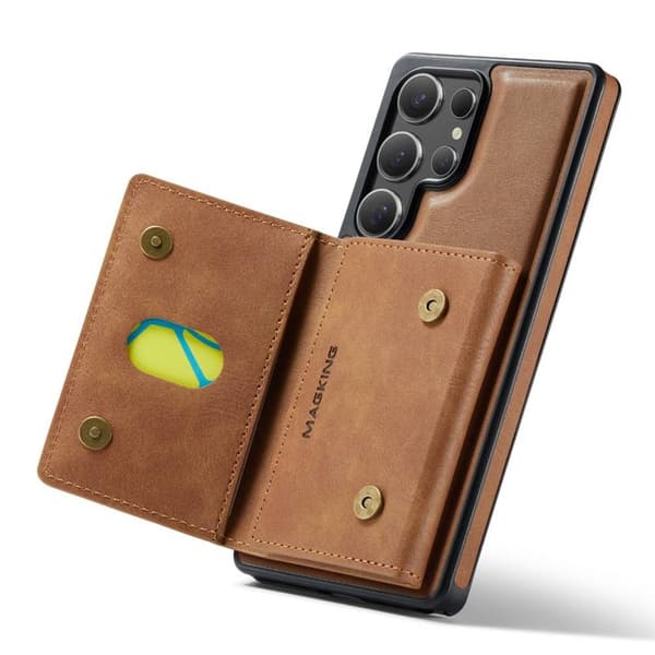 DG-Ming Magking K2 2i1 cover Samsung Galaxy S25 Ultra - Brun